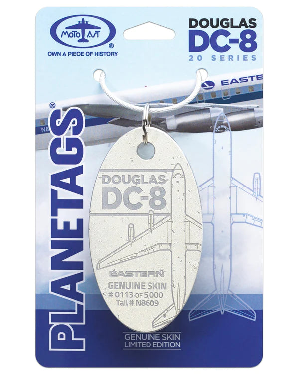 Plane Tags Eastern Airlines Douglas DC-8-21 N8609 (Bone Yard White)