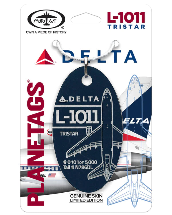Plane Tags Delta Airlines Lockheed L-1011 Tristar N786DL (Delta Blue)