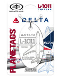 Plane Tags Delta Airlines Lockheed L-1011 Tristar N786DL (White)