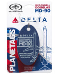Plane Tags Delta Airlines McDonnell Douglas MD-90 N905DA (Delta Blue)