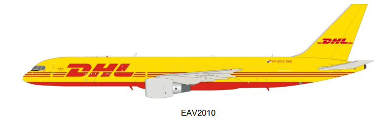 El Aviador EAV2010 1:200 DHL Boeing 757-200