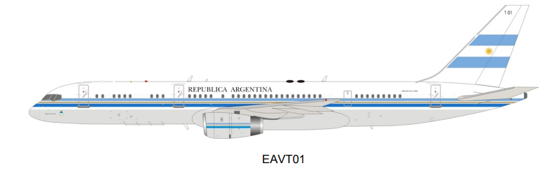 EL Aviador EAVT01 1:200 Argentina Air Force Boeing 757-23A T-01