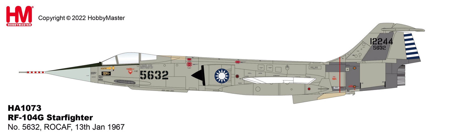 Pre-Order Hobby Master HA1073 1:72 ROCAF RF-104G Starfighter