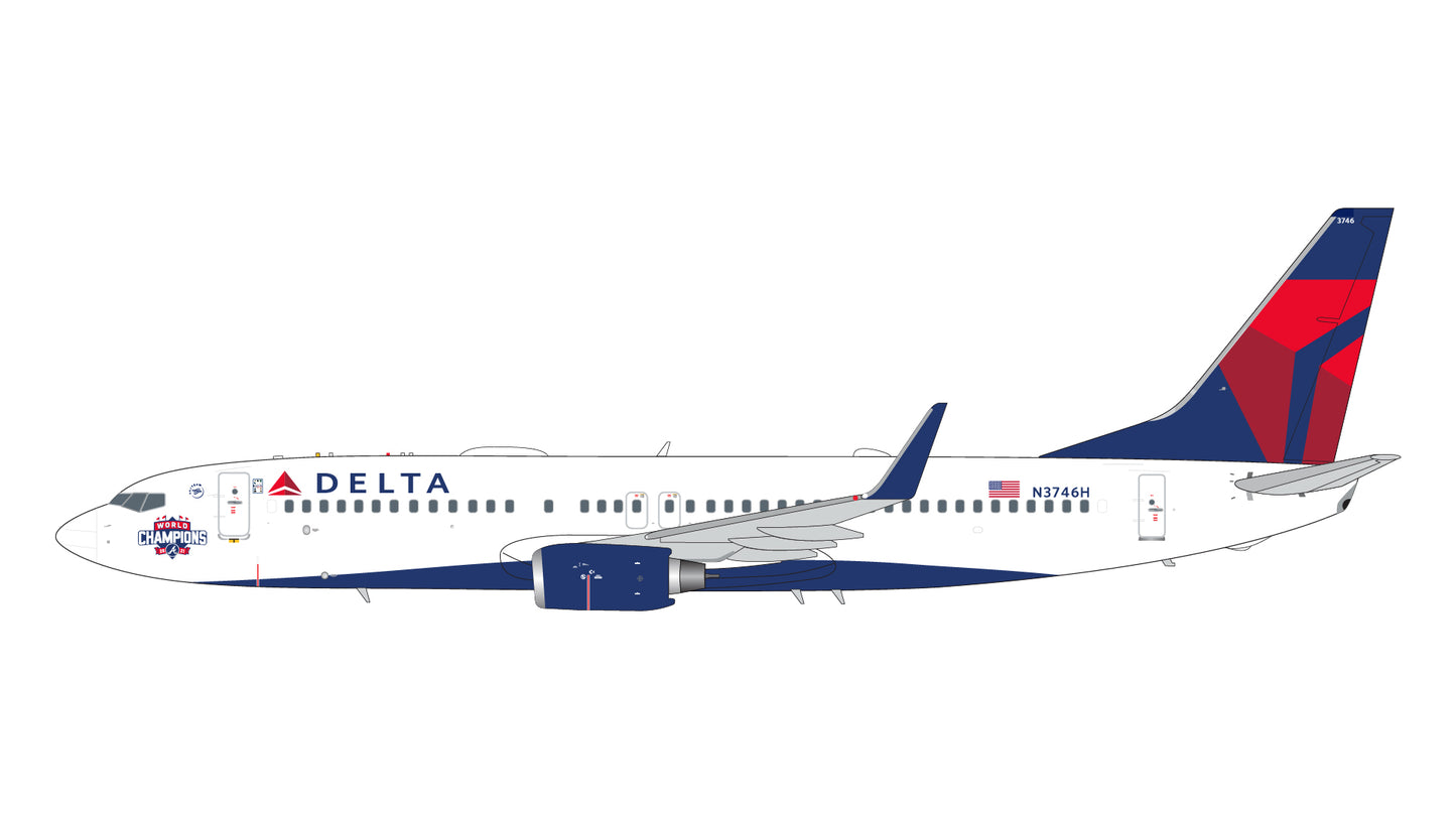 Gemini Jets G2DAL1114 1:200 Delta Boeing 737-800W "Atlanta Braves"