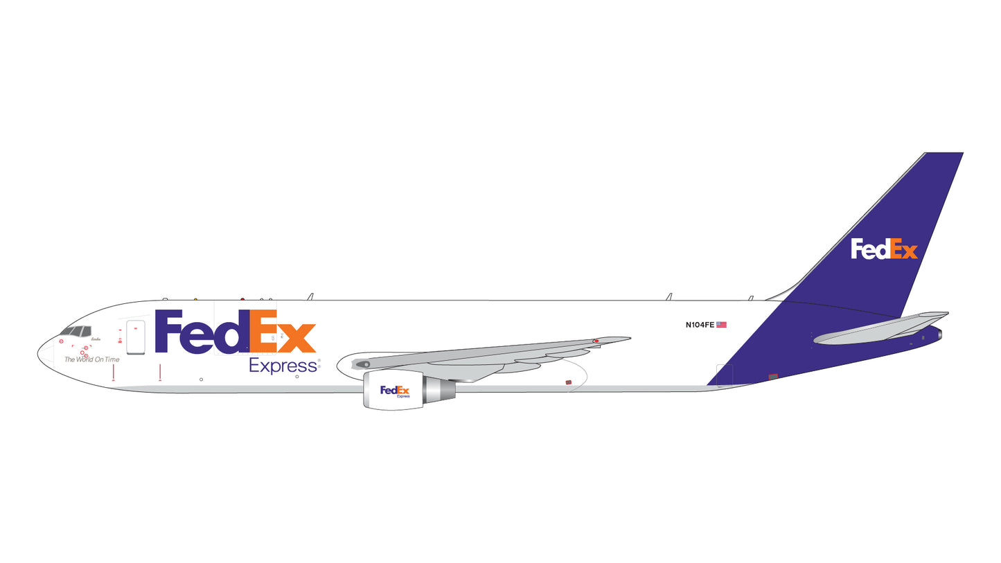 Gemini Jets GJFDX1994 1:400 FedEx Boeing 767-300ERF