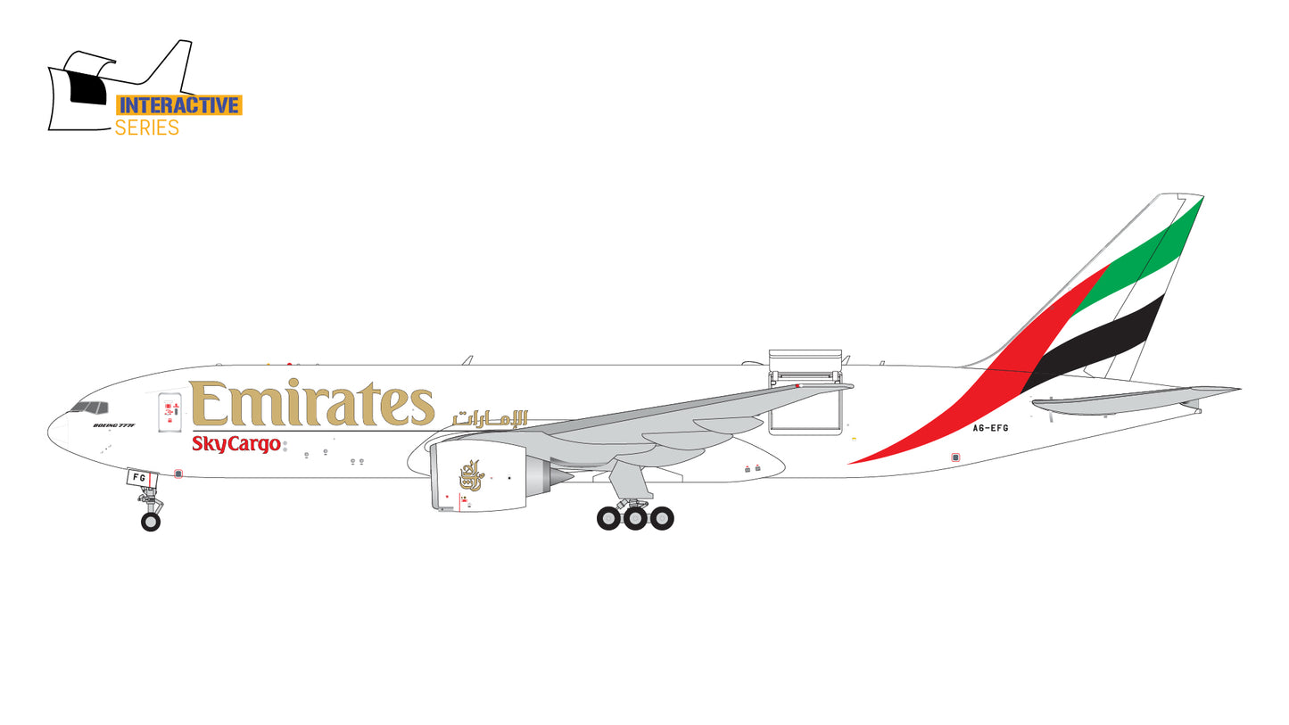 Pre-Order Gemini Jets GJUAE2144 1:400 Emirates SkyCargo 777-200LRF