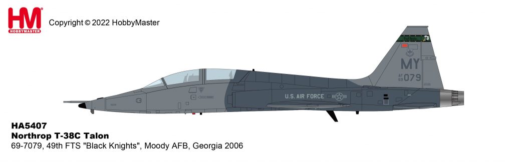 Hobby Master HA5407 1:72 USAF T-38C Talon 49th FTS "Black Knights", Moody AFB, Georgia 2006