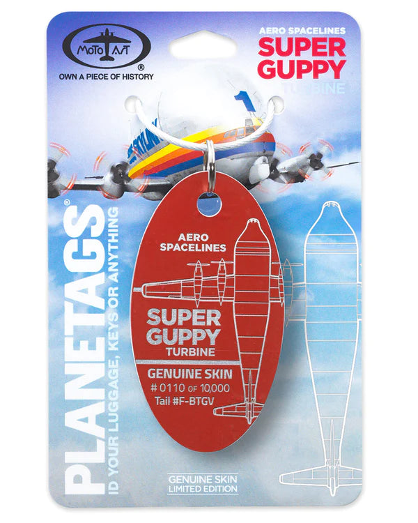 Plane Tags Super Guppy F-BTGV (Red)