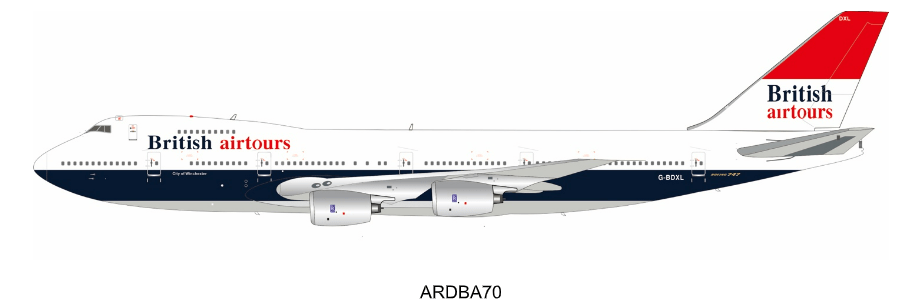 ARD200 ARDBA70 1:200 British Airtours Boeing 747 - 236
