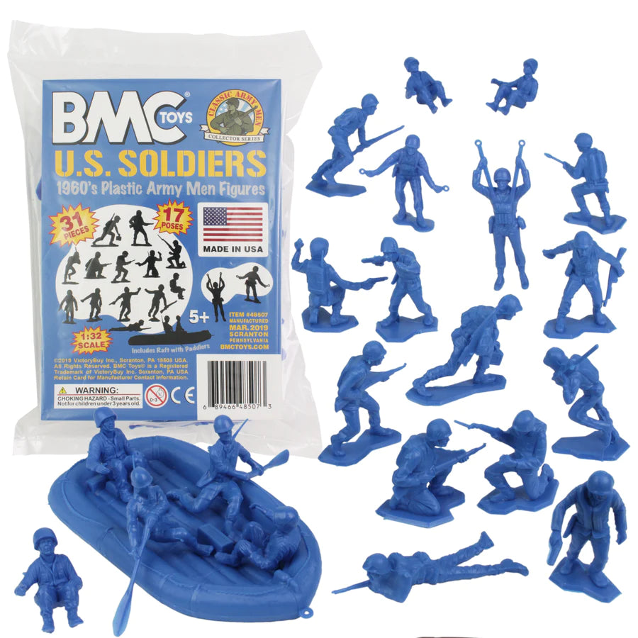 BMC Toys 48507 Plastic WWII Army Men US Soldiers