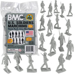 BMC Toys 67041 Plastic WWII Army Men US Soldiers Marching
