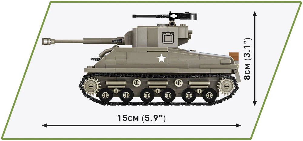 COBI 2711 M4A3E8 Sherman