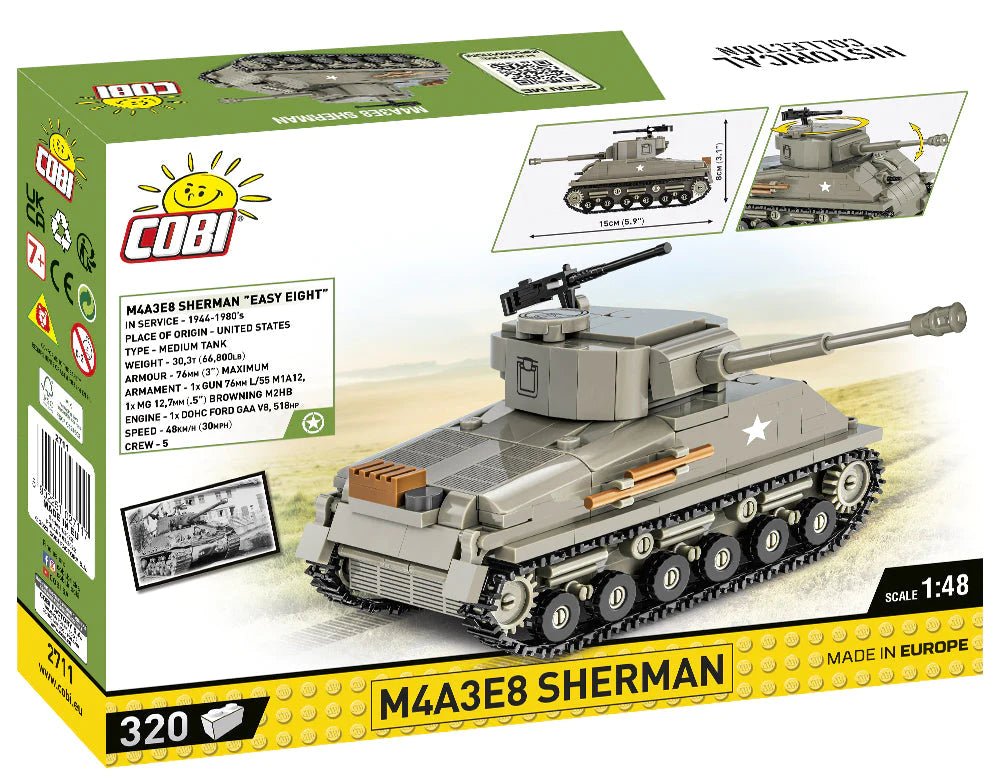 COBI 2711 M4A3E8 Sherman