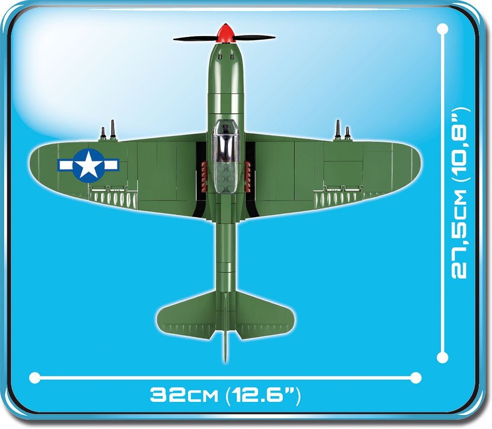 Cobi II WW Bell P-39D Airacobra, 1:32, 361 k, 1 f - Seconde Guerre mondiale Cobi II WW Bell P-39D Airacobra, 1:32, 361 k, 1 f - Seconde Guerre mondiale