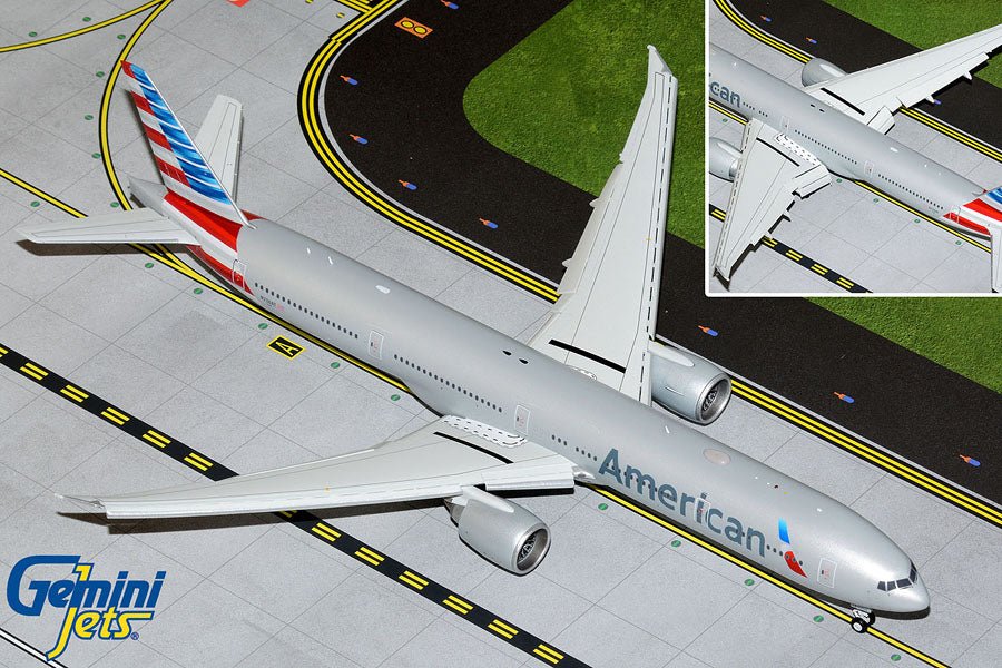 Gemini Jets G2AAL1076F 1:200 American Boeing 777 - 300ER (Flaps Down)