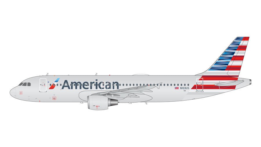 Gemini Jets G2AAL1103 1:200 American Airlines Airbus A320 - 200