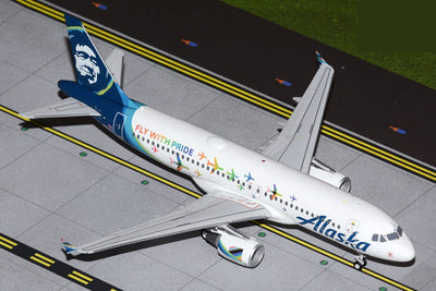 Gemini Jets G2ASA1047 1:200 Alaska Airlines Airbus A320 - 200