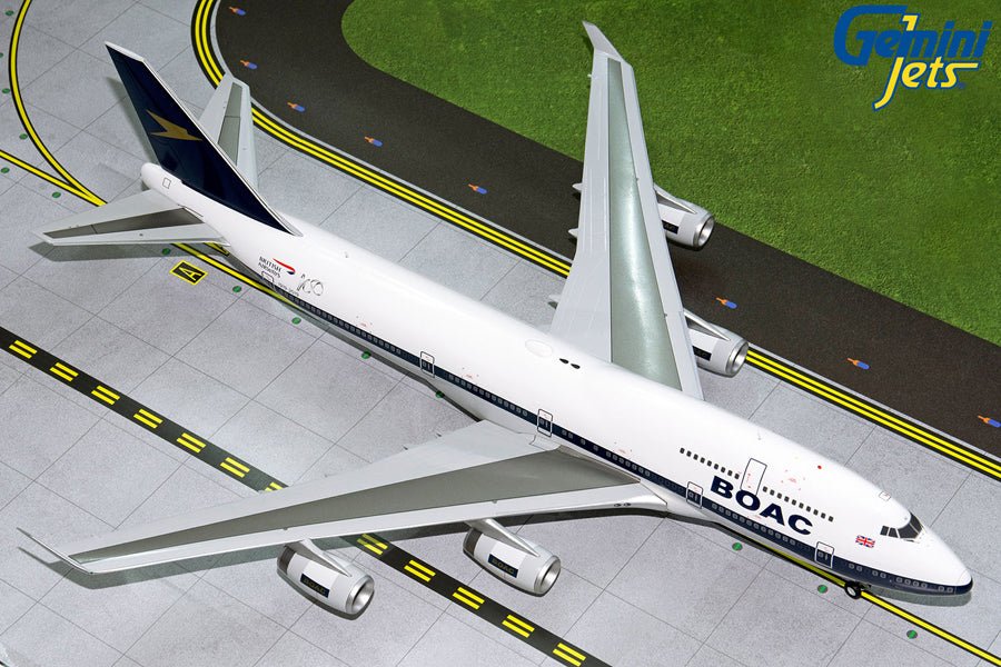 Gemini Jets GJBAW1838 1:400 British Airways BOAC Retro Boeing 747 - 400