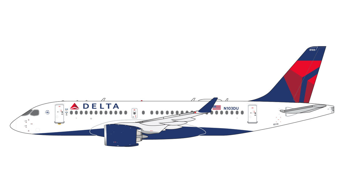 Gemini Jets GJDAL2099 1:400 Delta Airbus A220 - 100