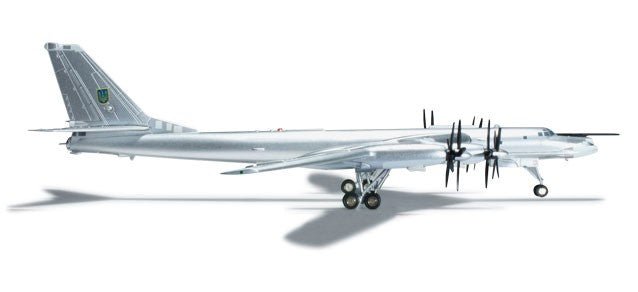 Herpa Wings 556538 1:200 Ukraine Air Force Tupolev Tu - 95MS Bear