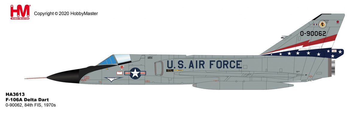 Hobby Master HA3613 1:72 USAF F - 106A Delta Dart