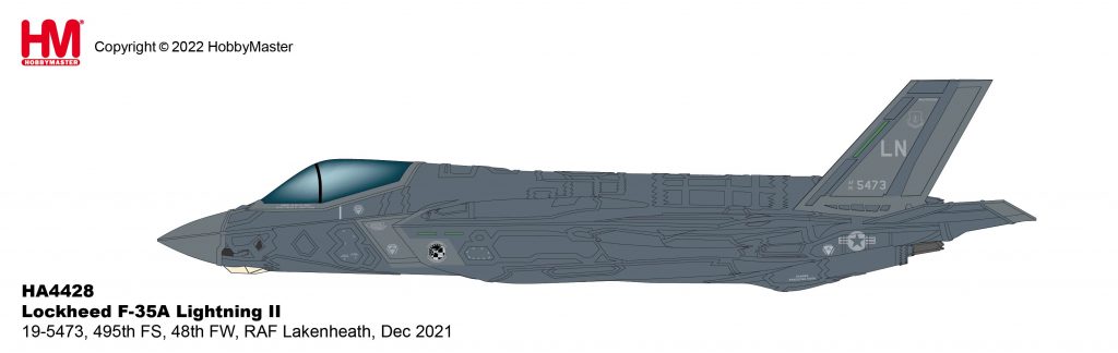 Hobby Master HA4428 1:72 F - 35A Lightning II RAF Lakenheath Air Base