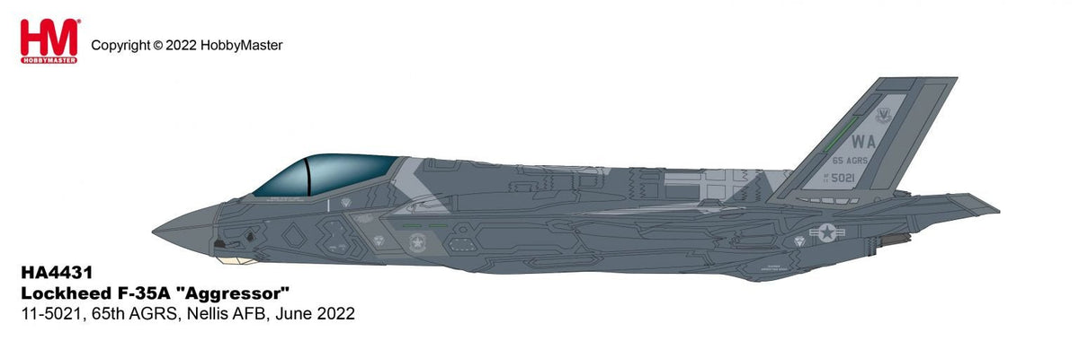 Hobby Master HA4431 1:72 F - 35A 65th AGRS Nellis AFB