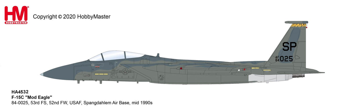 Hobby Master HA4532 1:72 F - 15C "Mod Eagle" Spangdahlem Air Base