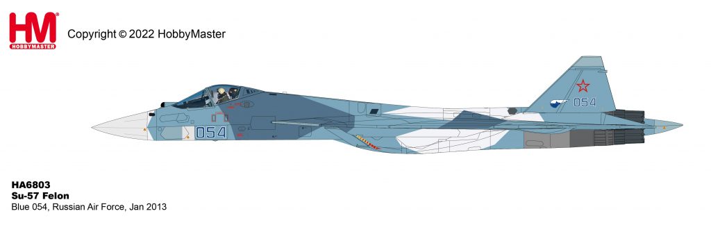 Hobby Master HA6803 1:72 Su - 57 Felon Blue 054, Russian Air Force