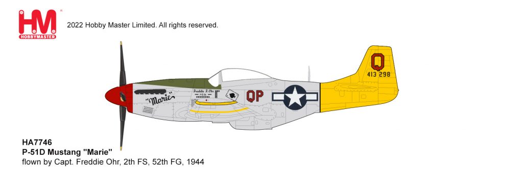 Hobby Master HA7746 1:48 P - 51D Mustang "Marie"