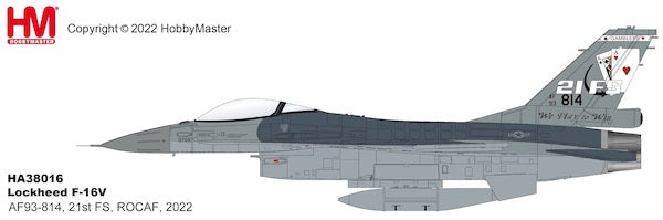 Pre Order Hobby Master HA38016 1:72 F-16V Fighting Falcon