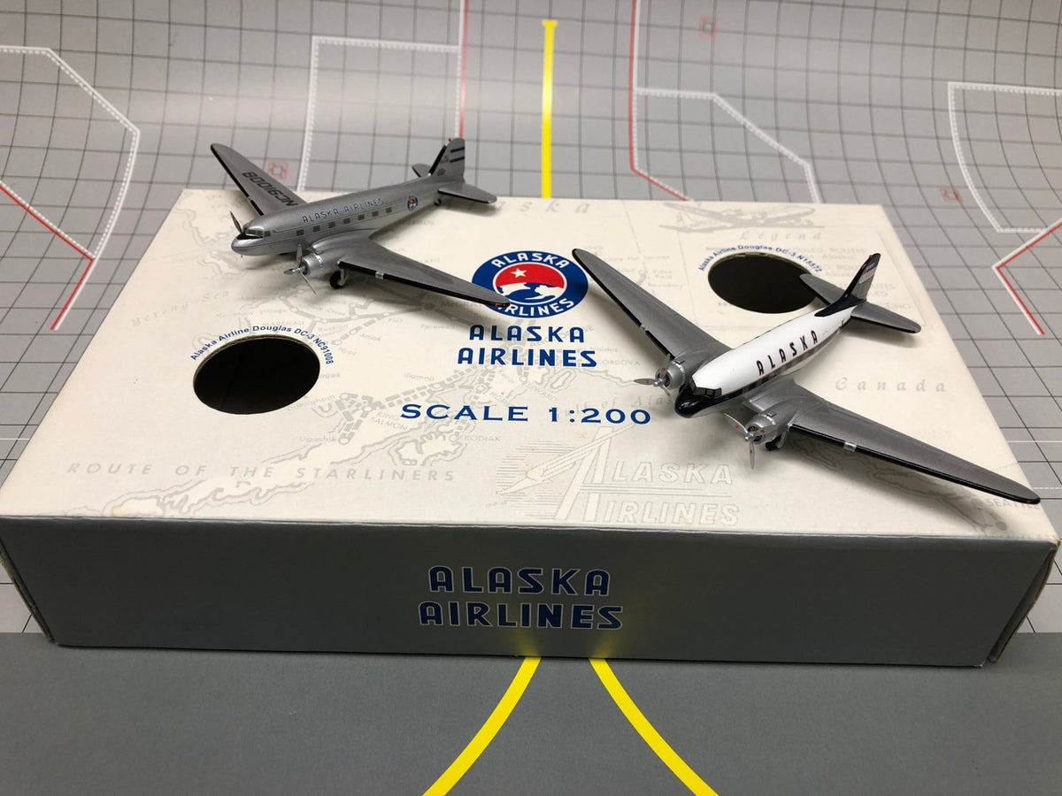 Hogan Wings 1:200 Alaska Dc - 3 2pc Set