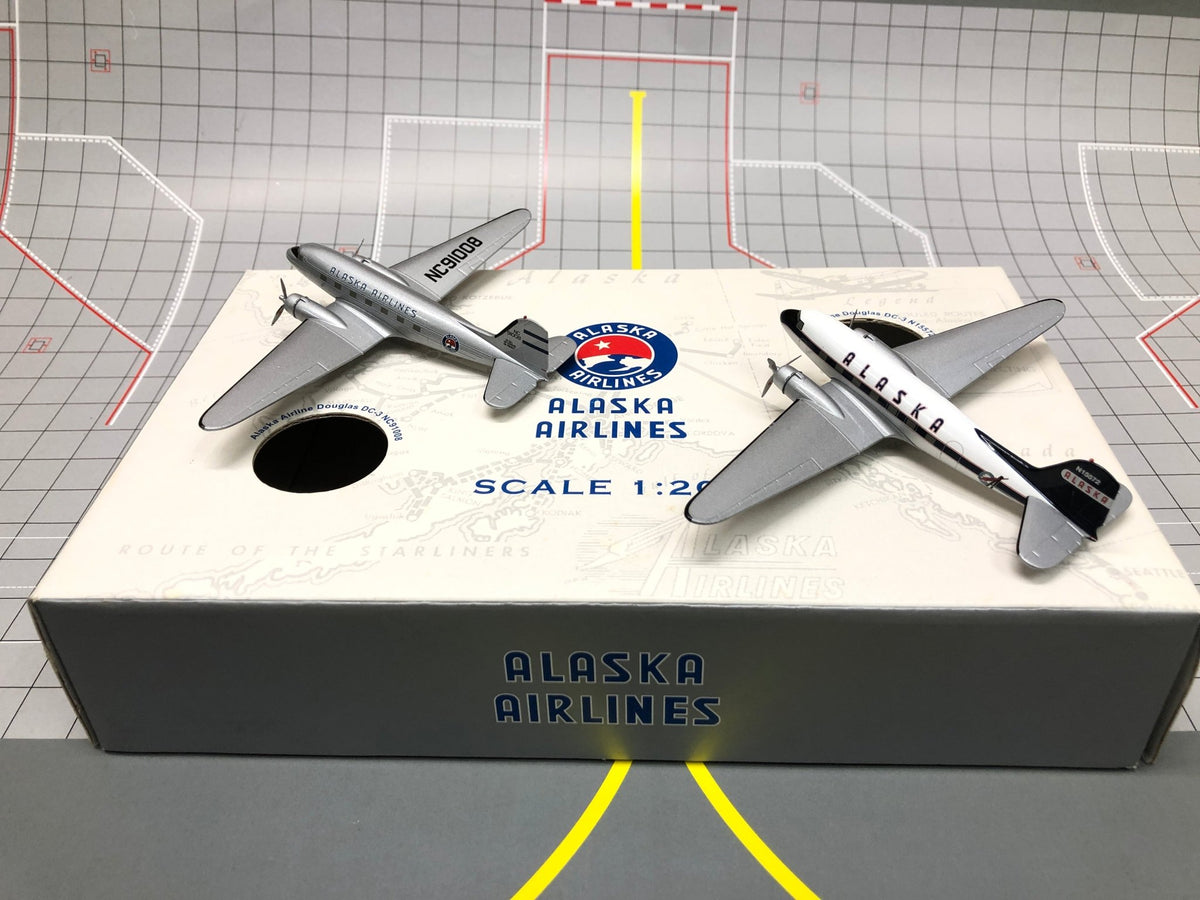 Hogan Wings 1:200 Alaska Dc - 3 2pc Set
