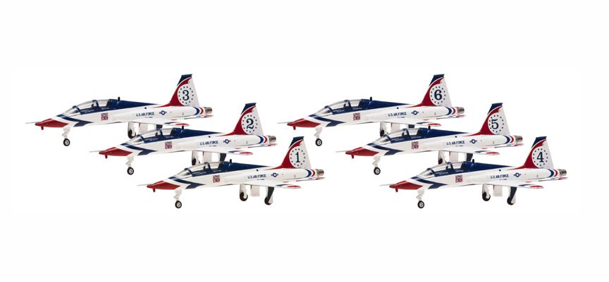 Hogan Wings 1:200 USAF Thunderbirds T - 38A Talon Team Set 60067