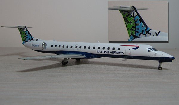 Inflight IF145005 1:200 British Airways ERJ - 145EU "Botswana Tail"