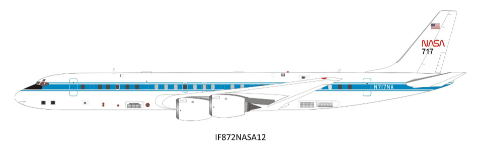 *InFlight IF862NASA12 1:200 NASA McDonnell Douglas DC - 8 - 72