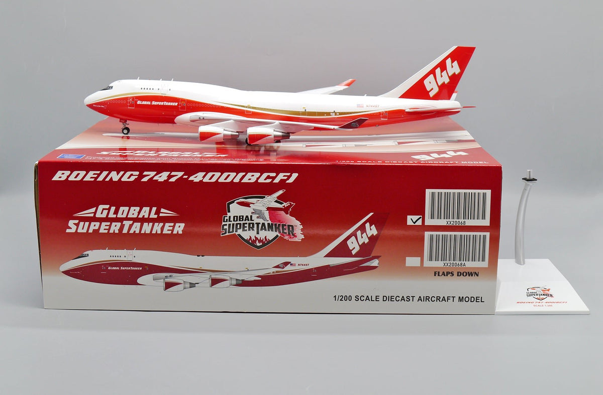JC Wings 1:200 Global Super Tanker Services Boeing 747 - 400(BCF) XX20068
