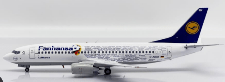 JC Wings EW2733001 1:200 Lufthansa Boeing 737 - 300 "Fanhansa"