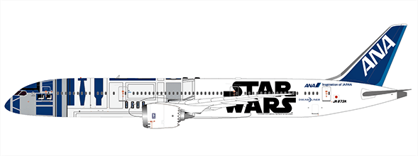 JC Wings EW2789009A 1:200 ANA Star Wars Boeing 787 - 9 (Flaps Down)