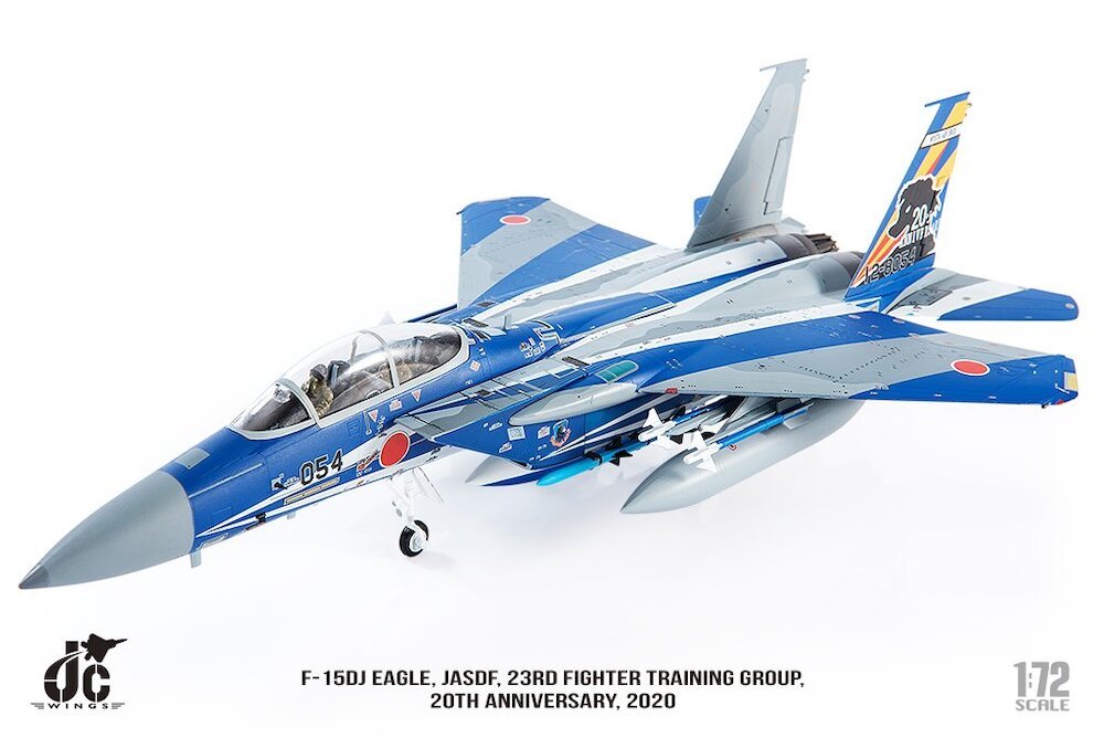 JC Wings JCW - 72 - F15 - 015 1:72 McDonnell Douglas F - 15DJ Eagle JASDF, 23rd Fighter Training Group, 20th Anniversary Edition, 2020