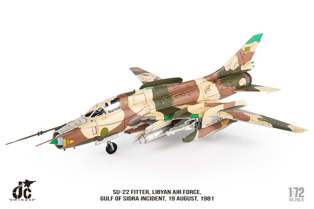 JC Wings JCW - 72 - SU20 - 001 1:72 SU - 22 Fitter Libyan Air Force Gulf of Sidra Incident 19 Aug, 1981