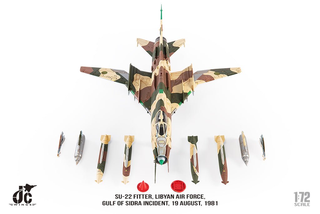JC Wings JCW - 72 - SU20 - 001 1:72 SU - 22 Fitter Libyan Air Force Gulf of Sidra Incident 19 Aug, 1981