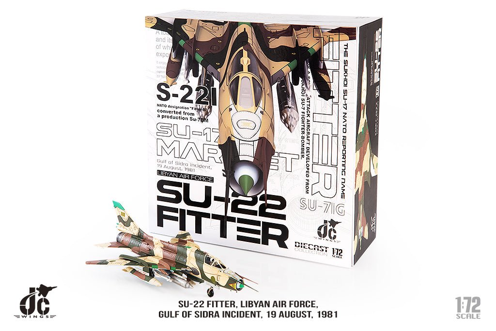 JC Wings JCW - 72 - SU20 - 001 1:72 SU - 22 Fitter Libyan Air Force Gulf of Sidra Incident 19 Aug, 1981