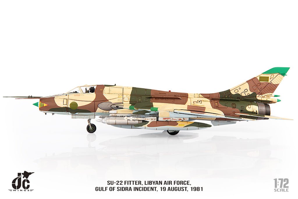 JC Wings JCW - 72 - SU20 - 001 1:72 SU - 22 Fitter Libyan Air Force Gulf of Sidra Incident 19 Aug, 1981