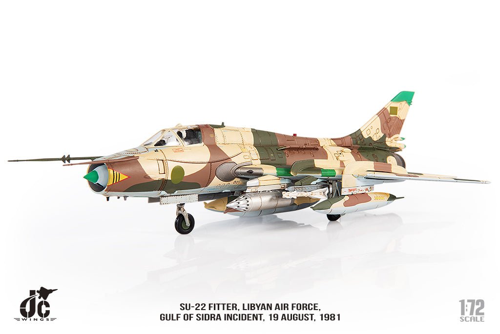 JC Wings JCW - 72 - SU20 - 001 1:72 SU - 22 Fitter Libyan Air Force Gulf of Sidra Incident 19 Aug, 1981