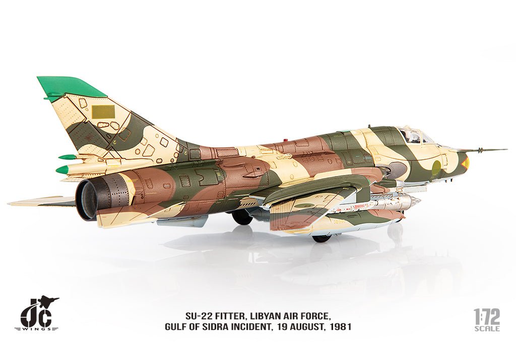 JC Wings JCW - 72 - SU20 - 001 1:72 SU - 22 Fitter Libyan Air Force Gulf of Sidra Incident 19 Aug, 1981