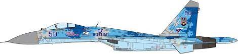 JC Wings JCW - 72 - SU27 - 011 1:72 SU - 27 Flanker Ukrainian Air Force