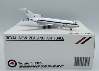 JC Wings XX2073 1:200 Royal New Zealand Air Force Boeing 727 - 22C