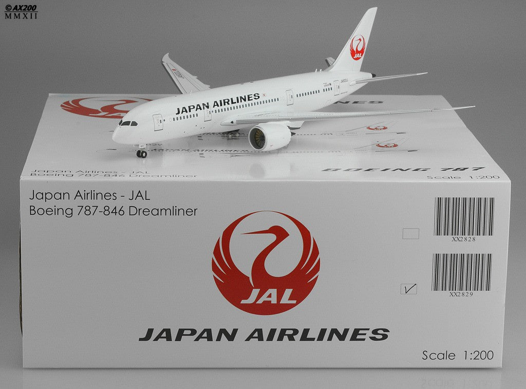 Jc Wings XX2829 1:200 JAL Boeing 787 - 800
