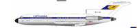 JFox JF-727-1-003P 1:200 Lufthansa Boeing 727-30 "Saarbrucken"